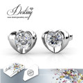 Destiny Jewellery - Crystals From Swarovski Earrings Heart Earrings